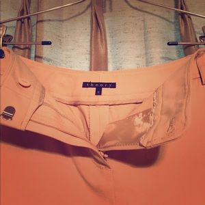 Theory beige pencil skirt size 0